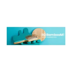 ILU Comprar Cepillo Bambú desenredante turquesa