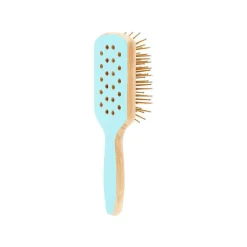ILU Comprar Cepillo Bambú desenredante turquesa