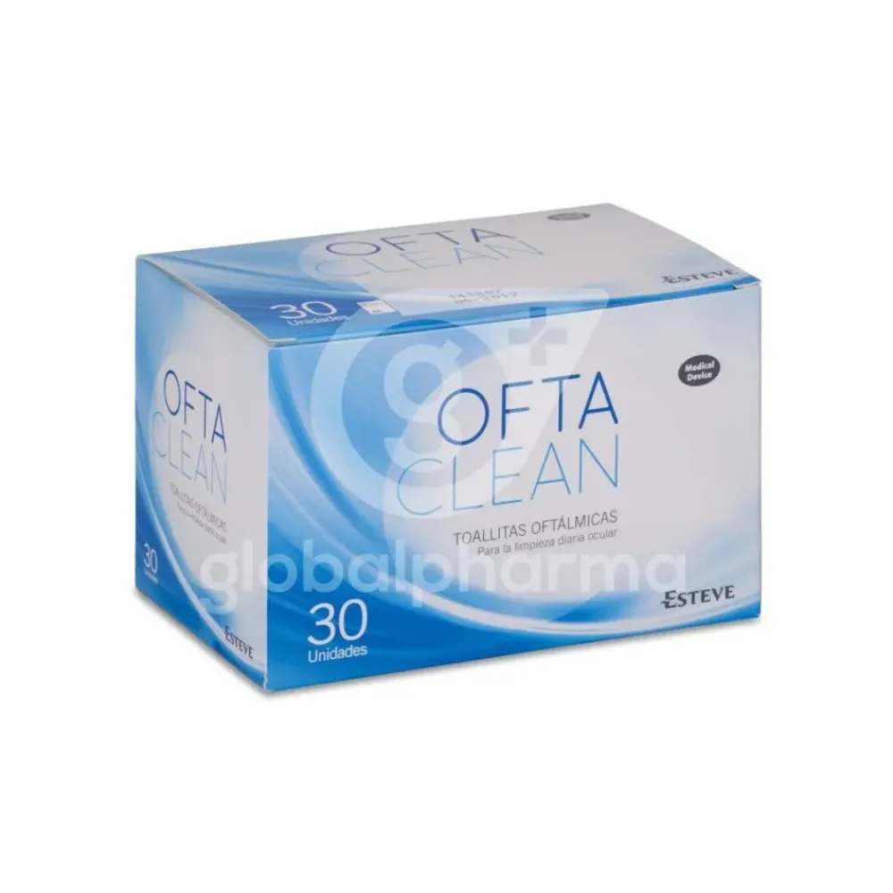 Esteve OFTACLEAN Toallitas de un Solo Uso 30 Toallitas