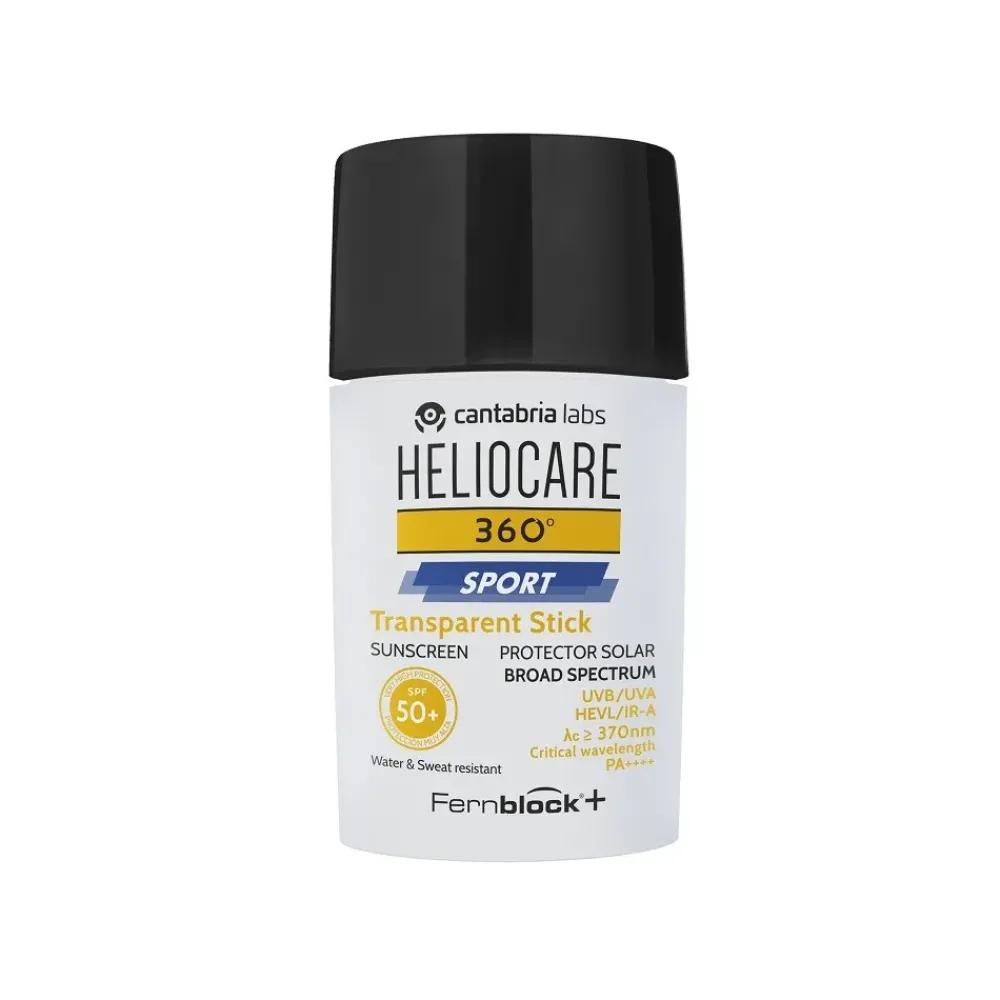 Heliocare 360º Sport Stick Transparente SPF50+ (25g)