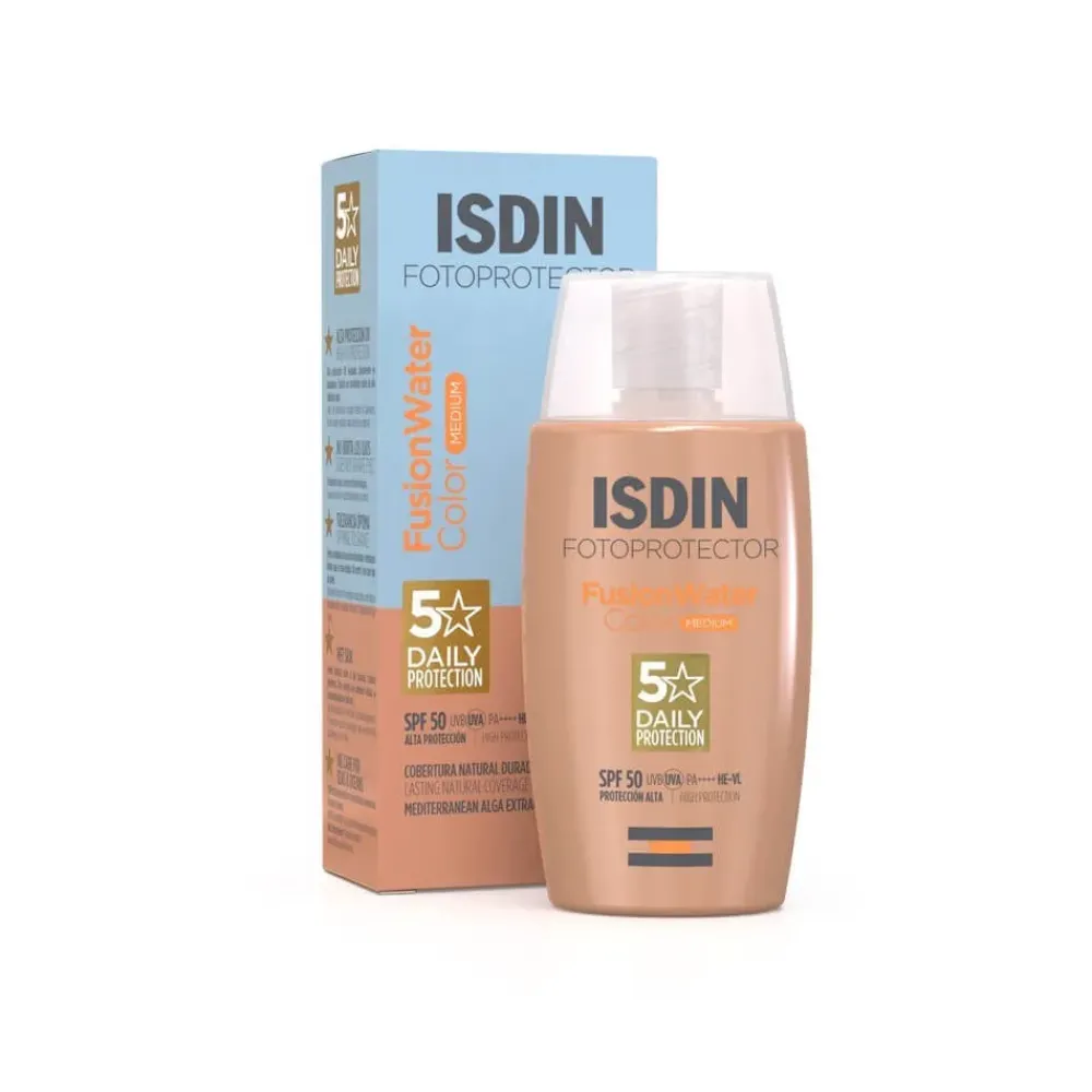 Isdin fotoprotector SPF 50 Fusion Water color medio | Neceser Online