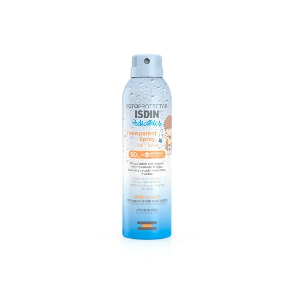 Isdin Pediatrics Transparent Spray Wet Skin