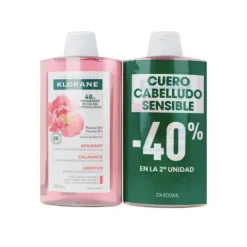 Klorane Champú Peonía DUPLO 2x400ml