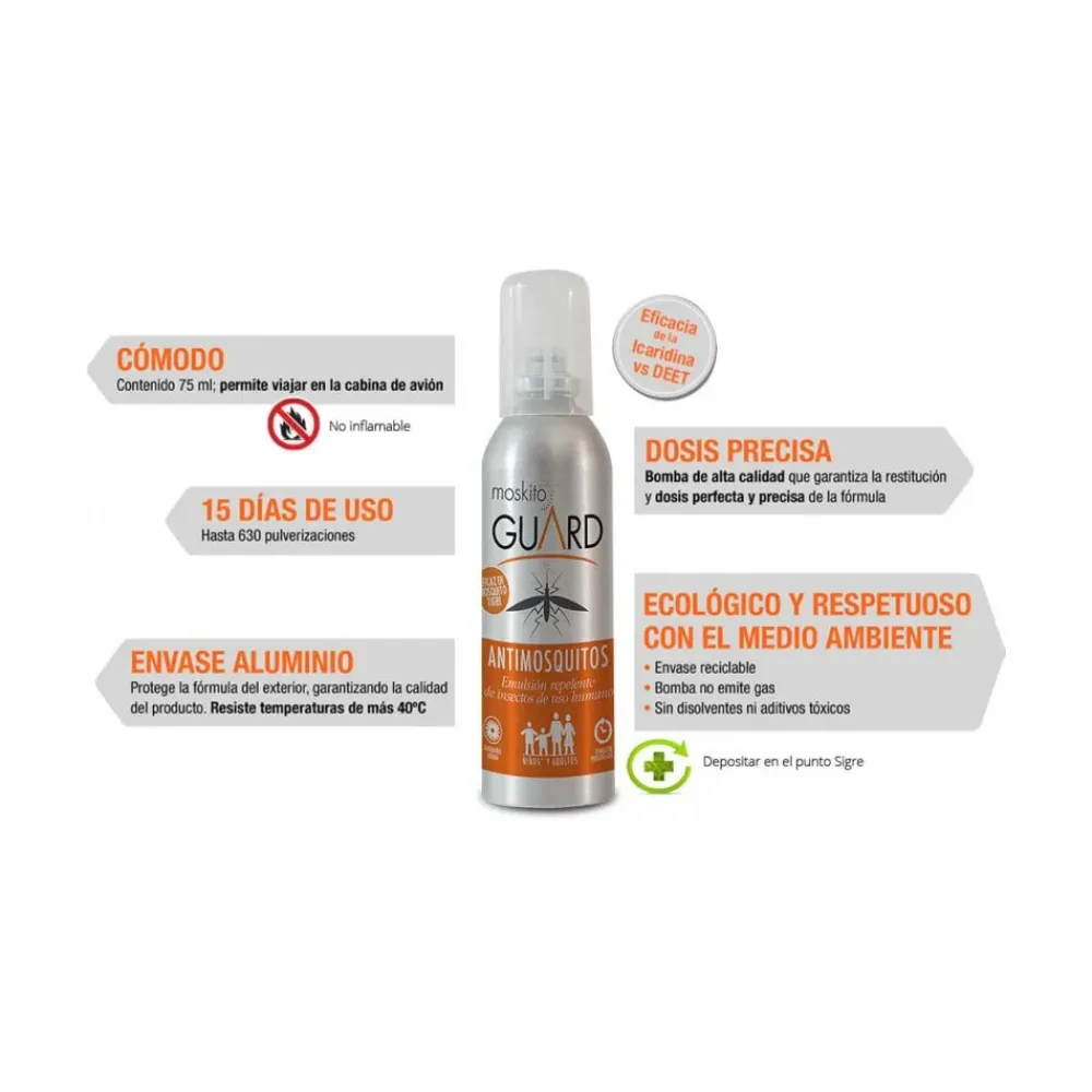 Alfasigma MOSKITO GUARD Spray Antimosquitos 75ml