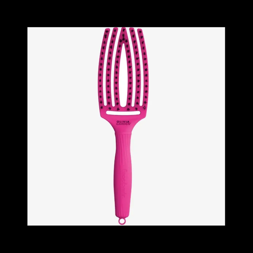 Olivia Garden Cepillo Fingerbrush Hot Pink Fucsia