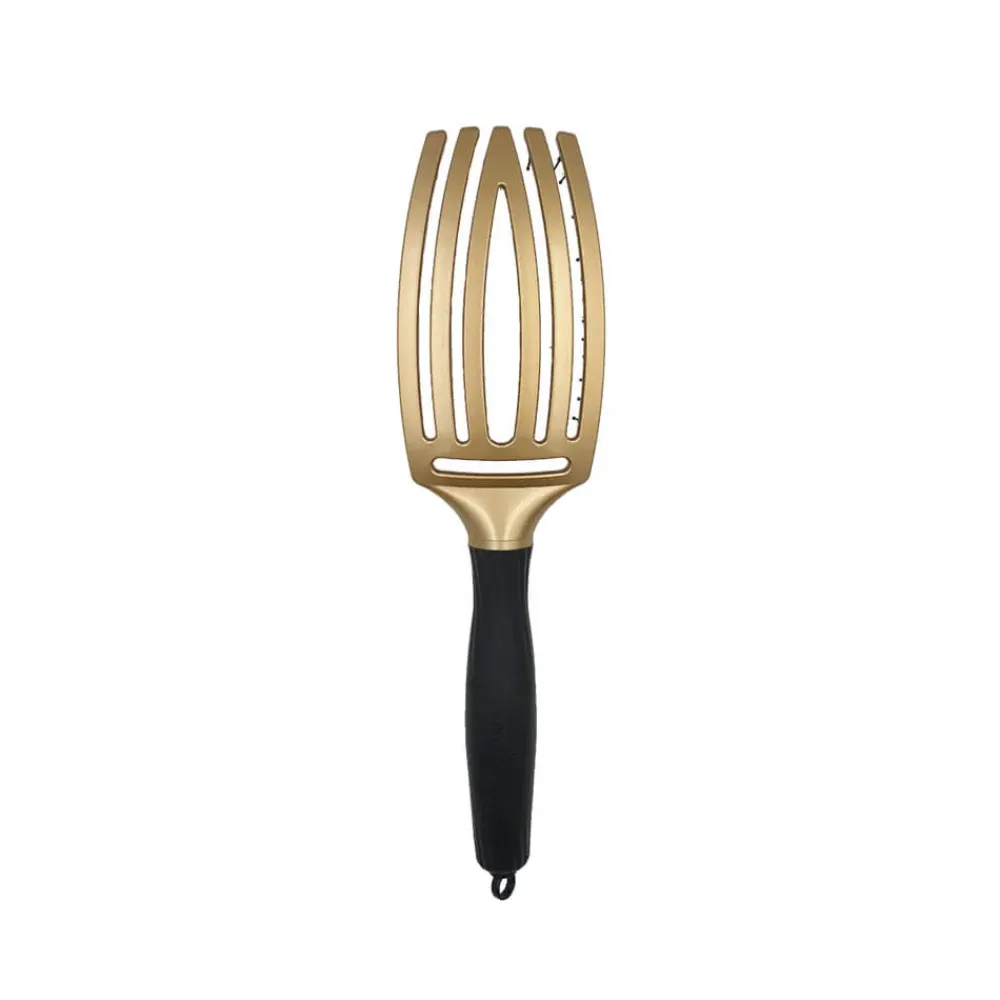 Olivia Garden Combo Fingerbrush Trinity Passion Gold