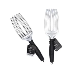 Olivia Garden Combo Fingerbrush Trinity White Gold