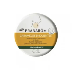 Pranarom Aromaforce caramelos emolientes miel y limón 45g