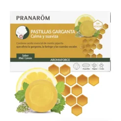 Pranarom Pastillas Garganta Miel Limón | Comprar Online | NeceserOnline